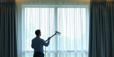 Commercial drapes cleaning service bracken-ridge hotels offices