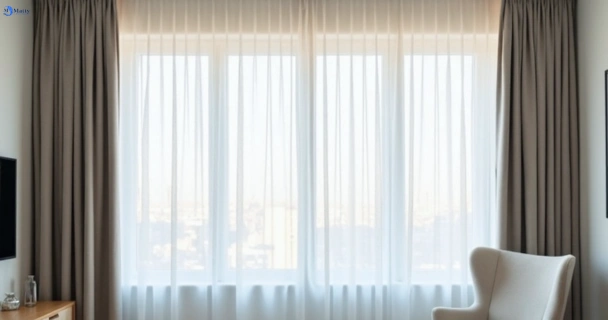 Restored vibrant drapes in bracken-ridge QLD after Matty Curtain Cleaning